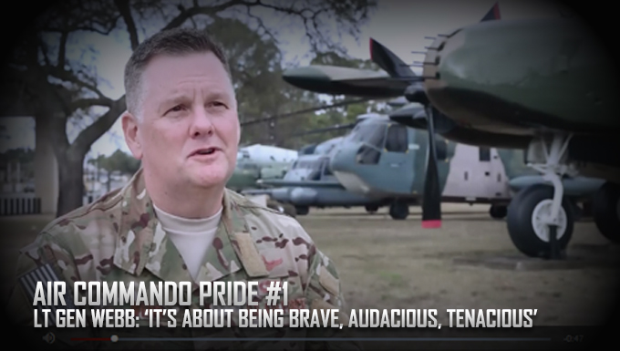 Lt Gen Webb: 'It's about being brave, audacious, tenacious'